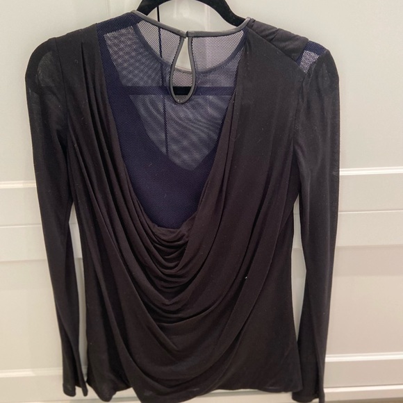 Yigal Azrouel black/blue top, size 0 - Picture 1 of 3